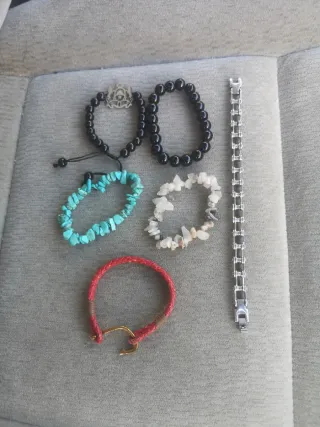 Lote 5 Pulseras Hombre