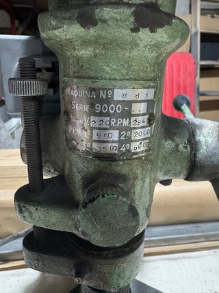 Taladro de columna vintage Trifasica