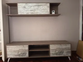 Mueble TV moderno madera y diseño