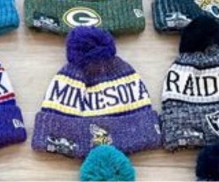 Gorro New Era Vikings Morado y Amarillo