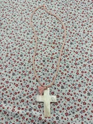 Collar Cruz Nácar Niña Comunión