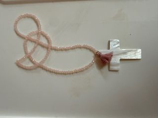 Collar Cruz Nácar Niña Comunión