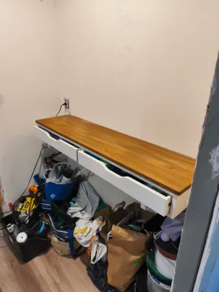 Estantería Ikea Ekby Alex con 2 cajones