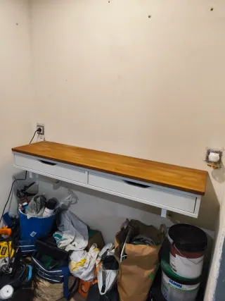 Estantería Ikea Ekby Alex con 2 cajones