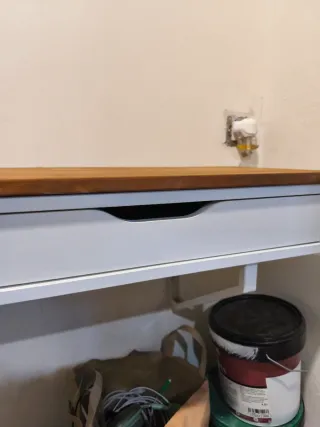 Estantería Ikea Ekby Alex con 2 cajones