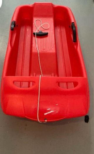 Trineo rosso Decathlon