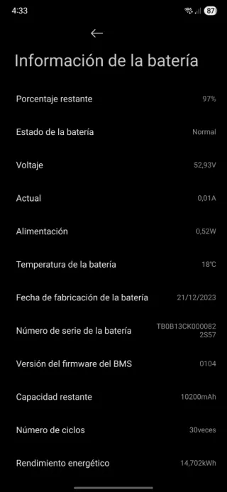 Patinete Xiaomi Electric Scooter 4 Pro (2da gene)