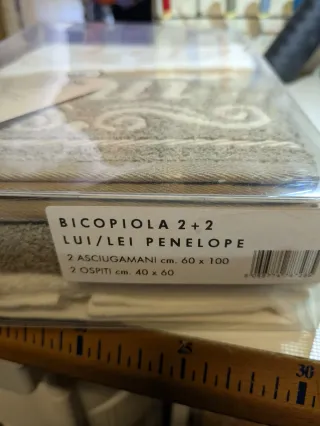 Set 4 Asciugamani mio e tuo