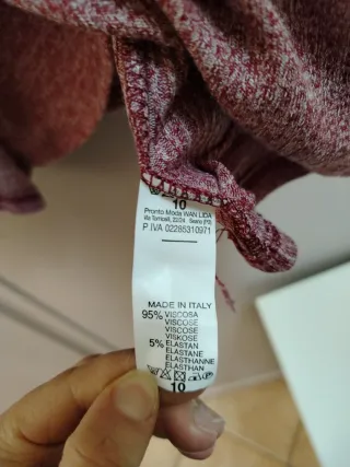 Maglia 2 in 1 con stampa floreale effetto cardigan