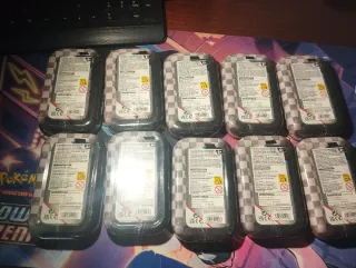 Pack 10 minilatas Pokémon Negro y Blanco