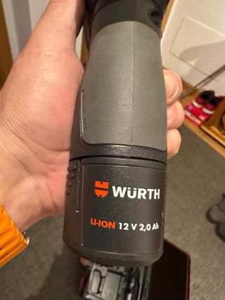Taladro Wurth con cargador y batería