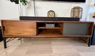 Mueble TV moderno madera y metal