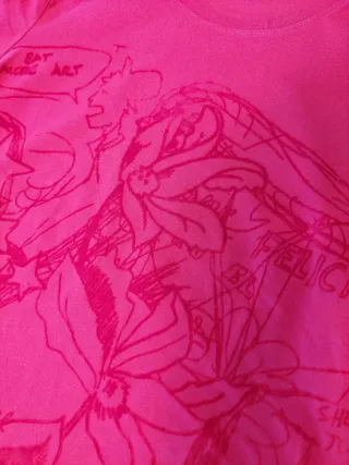 Camiseta Desigual Roja Talla M