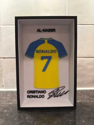 Marco 3D Camiseta Cristiano Ronaldo