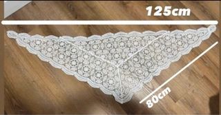 Pañuelo de crochet estilo boho