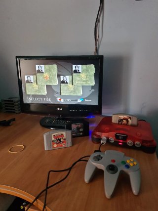 Nintendo 64 Roja/negra