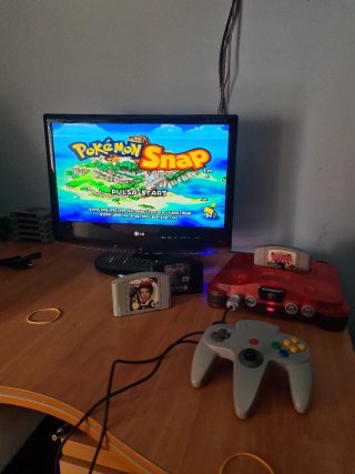 Nintendo 64 Roja/negra