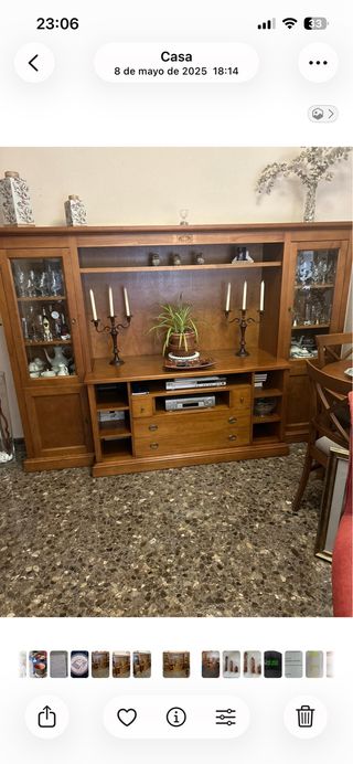 Mueble de comedor de cerezo moderno