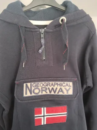 Sudadera Geographical Norway Azul / Hoddie