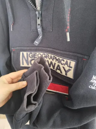 Sudadera Geographical Norway Azul / Hoddie