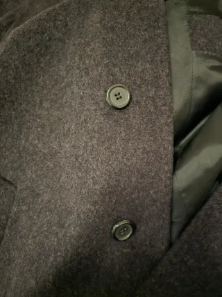 Cappotto Loden Grigio Scuro Uomo