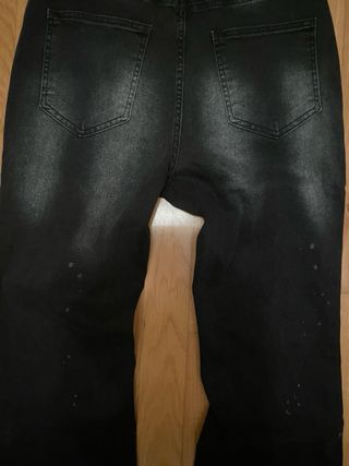 Flare jeans neri da uomo taglia M.