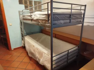 Litera metálica 2 camas + 2 colchones