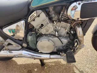 Kawasaki Vulcan 750 Twin Azul/Plata