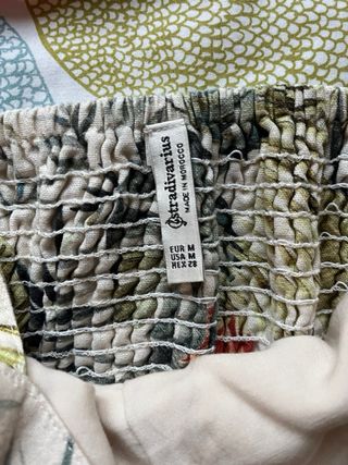 Top corto estampado floral