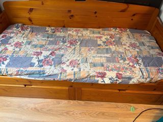 Sofá Cama Madera Pino