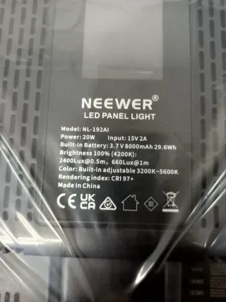 Foco LED Neewer NL-192AI