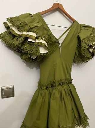 Traje de flamenca Roney verde