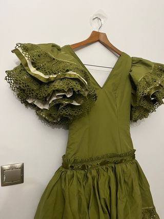 Traje de flamenca Roney verde