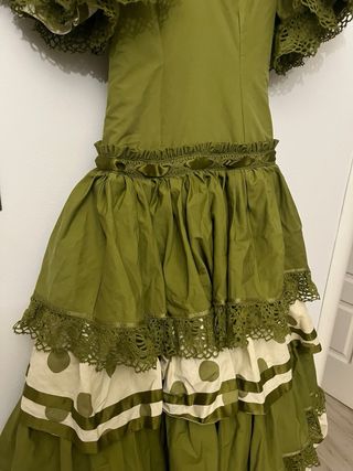Traje de flamenca Roney verde