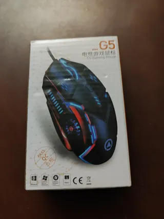 Ratón G5 Nuevo a Estrenar Rosa