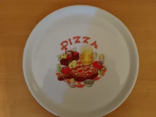 Set 3 Piatti Pizza Saturnia in Porcellana.