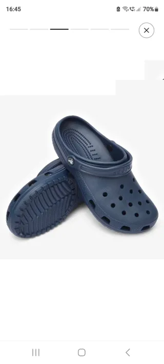 Zuecos Crocs Navy  hombre Talla 45-46