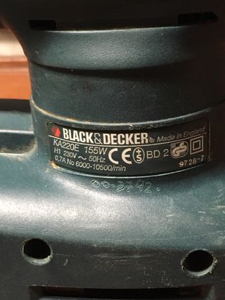 Lijadora BLACK DECKER