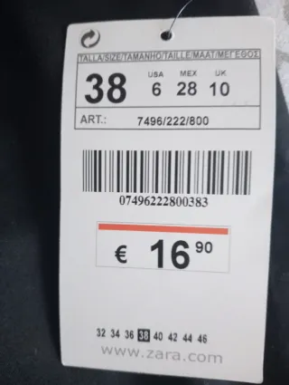 Pantalón Zara sin estrenar