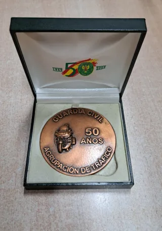 Medalla Guardia Civil 50 Años Agrupación Tráfico