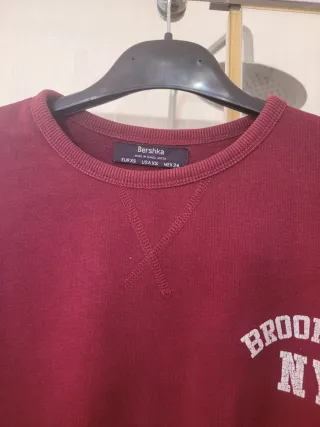 Bellissima Felpa corta Bershka Brooklyn NY XS