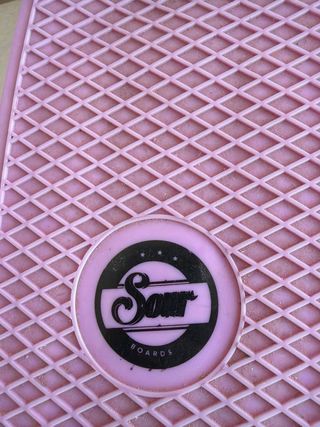 Mini patín skate rosa marca barcelonesa