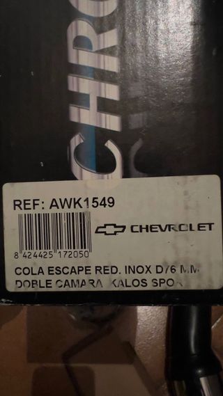 Cola de escape Inox Chrome Line Chevrolet