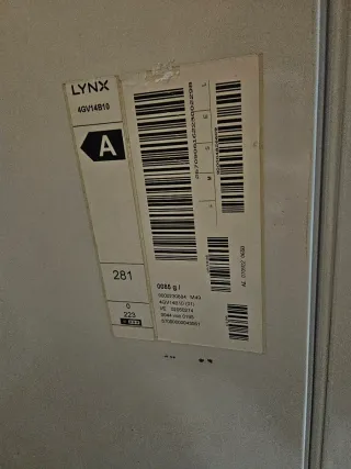 Congelador vertical LYNX