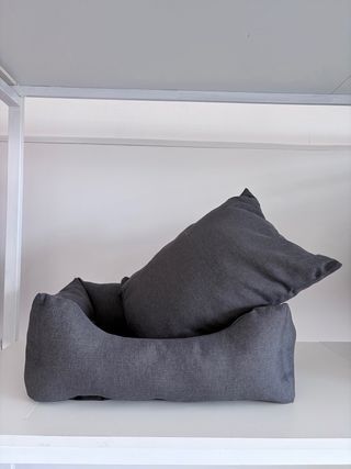 Cuccia 55x40 lettino cane gatto grigio