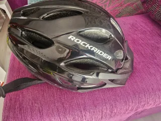 Casco Bici Rockrider Negro
