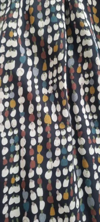 Vestido estampado corto