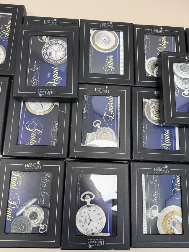 Colección 26 relojes de bolsillo a cuerda