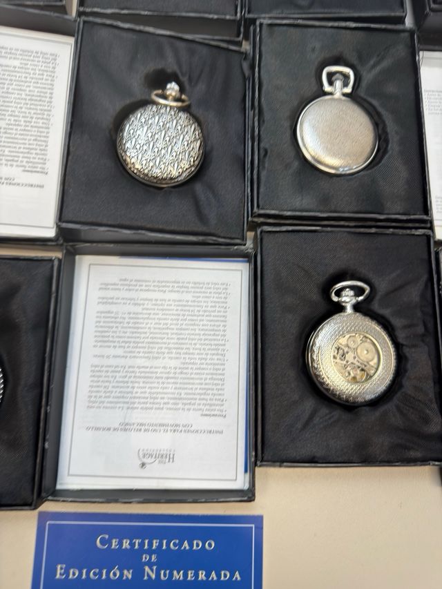 Colección 26 relojes de bolsillo a cuerda