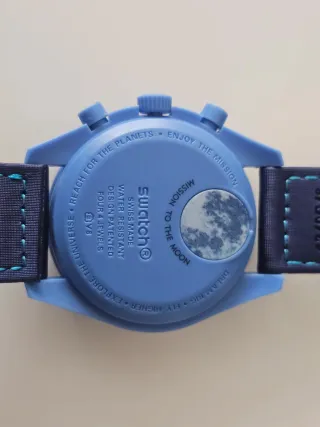 Omega x Swatch Moonwatch Azul